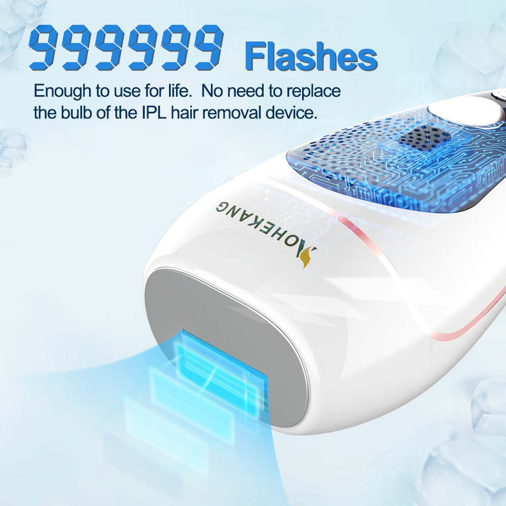 AOHEKANG IPL Laser Hair Removal for Women With ICE & 999,999 Flashes