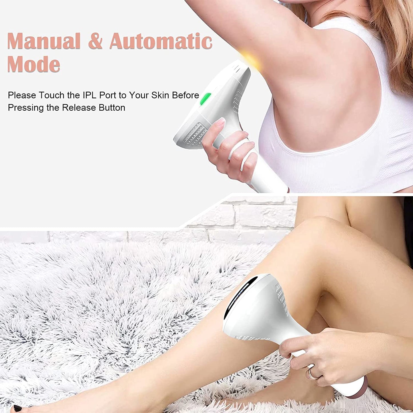 IPL Laser Hair Removal with FDA certified & 999,900 Flashes