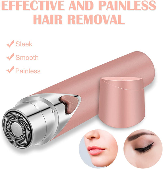 Women’s Electric Facial Hair Remover Tool (Rose Gold)